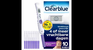 2x Clearblue Ovulatietest Digitaal Geavanceerd 10 stuks