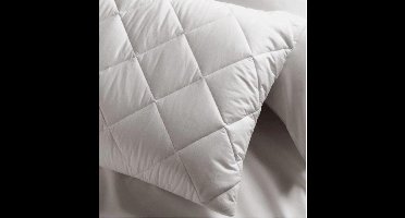 Set van 2 Katoenen Gewatteerde Kussenbeschermers, 60x70cm, Vulling 100% Katoen, Met Rits