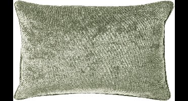 Dutch Decor LEWY - sierkussen 30x50 cm - glansvelours - Green Milieu - groen - Inclusief binnenkussen - Luxe kussens voor woonkamer & bank