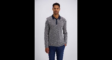 pierre cardin Langarm-polo in Modern Fit