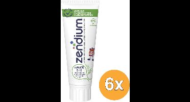 6x Zendium Tandpasta junior 5-12 jaar (50 ml)