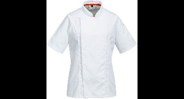 Portwest Chef's MeshAir Pro Dames Jack Korte Mouw C736 - Wit - XXL