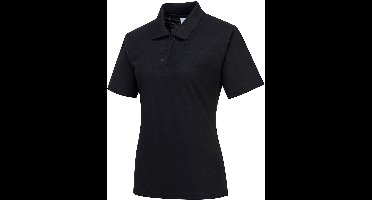Portwest Naples Dames Poloshirt B209 - Zwart - M