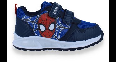 Spiderman Jongens Sneaker Met Lichtjes | Blauw | Maat: 30