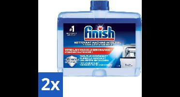 2 x Finish Integrale Machinereiniger Regular 250 ml - Vaatwasmachine Reinigen - Vet Verwijderen - Kalk Verwijderen - Geur Verwijderen - Vaatwasmachine Onderhoud
