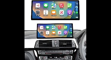 12,3 Inch CarPlay Scherm – Touchscreen Auto Display – Car Radio Scherm – Multimedia Scherm – Auto Navigatie Scherm – Draadloos CarPlay & Android Auto – Smalle Rand HD Display