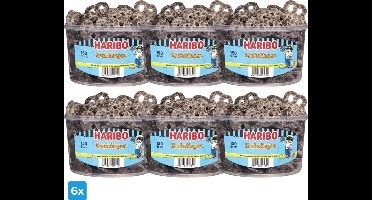 Haribo Drop Krakelingen (6x 150 stuks)