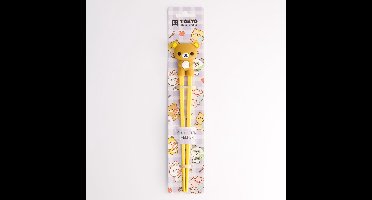 Kinder Eetstokjes Beer - Lichtbruin - 22 cm - Houten Eetstokjes voor Kinderen - Gemaakt in Japan