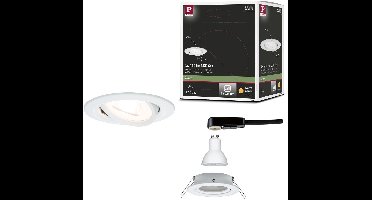 LED-inbouwlamp 3-Step-Dim Nova zwenkbaar rond 84mm 50° GU10 6,5W 460lm 230V dimbaar 2700K Wit mat