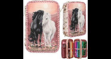 Depesche - Miss Melody 3-vaks etui - BLOSSOM PONY