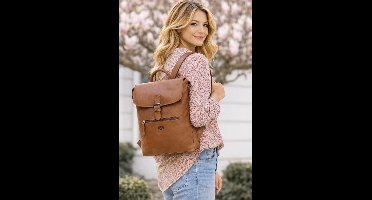 Castillo Tullow Leren Laptop Rugzak - Rugtas voor 13,3 inch Laptop - Leer Dames en Heren - Cognac