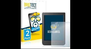 BROTECT - Screenprotector voor Tolino Page 2 - Folie Beschermfolie transparant 2 Stuks