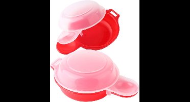 Core® Eierkoker magnetron - Eierkoker - Eierkoker electrisch - Rood - 18cm x 16cm x 6cm