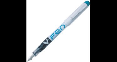 Pilot V-Pen Turquoise Uitwisbare Vulpen - 0,50 mm Schrijfbreedte