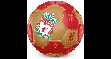Liverpool FC - voetbal met handtekeningen - maat 5