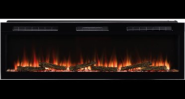 Dimplex Sense 50 Sfeerhaard Elektrisch - Elektrische haard Cinewall, inbouw of wandmontage - 2000 watt verwarming - Optiflame LED Vlameffect - Ventilatorkachel & thermostaat - Openhaard bedienbaar via Bluetooth app of afstandsbediening - 127cm