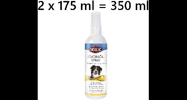 Trixie - jojoba olie vachtspray voor honden - 175 ml - alcoholvrij - *** 2 X *** = 350 ml - reinigt, voedt, makkelijker uitkammen en laat de vacht glanzen .