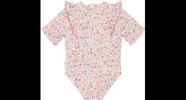 Little Dutch Badpak met Korte Mouwen - Dreamy Flowerfield - Maat 74/80