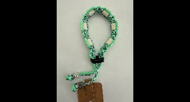 Tekenband Hond - Vlooienband - EM Kralen - 40/49 cm - Mintgroen