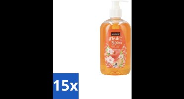 15 x Sence – Handzeep – Splash To Bloom Peach – 500 ml - Handzeep - Perzikgeur - Handen Reinigen - Zachte Handzeep - Handen Verzorgen