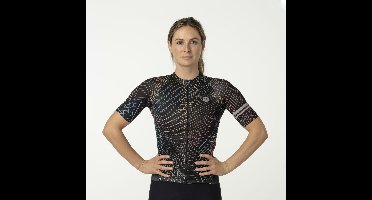 AGU Nocturnal Lines Fietsshirt Performance Dames - Black - S