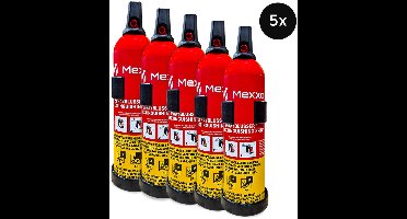 Mexxo Sprayblusser 750ml AF - Set van 5 - Met wandbeugel - PFAS-vrije schuimblusser
