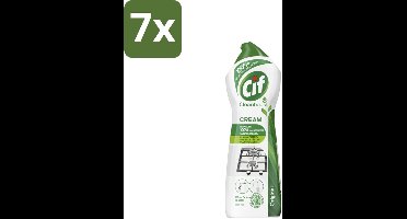 7 x Cif Schuurmiddel Cream Original 750 ml - Schuurmiddel - Reiniging - Vuil Verwijderen - Vet Verwijderen - Kalkaanslag Verwijderen