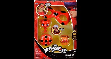 Miraculous: Wonderbaarlijk lieveheersbeestje verkleedset - Ladybug en Black Cat - verkleedpakket Ladybug