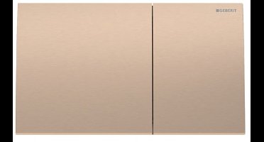 Geberit Sigma70 actuator plate 980.151.QB.1 brushed red gold