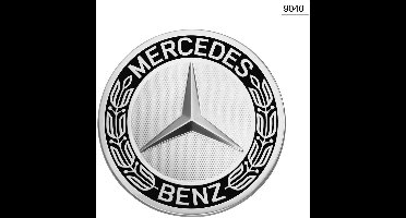Mercedes naafdoppen Zwart krans 75mm - OEM Product - A 171 400 00 25 -Naafkappen