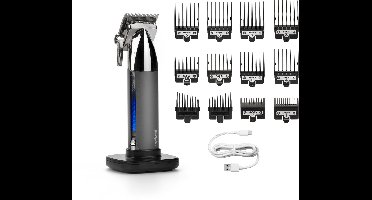 BaByliss Super-X Metal Tondeuse E996E - 180 min draadloos gebruik - Incl. USB oplaadstandaard - Tondeuse mannen hoofdhaar - Trimmer - 10 opzetstukken