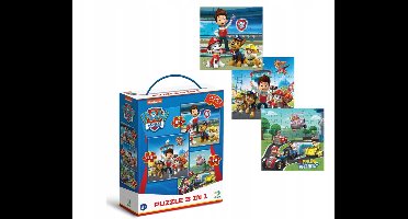 Paw Patrol 3-in-1 Puzzels: Speeltuin, 25/36/54 Stukjes