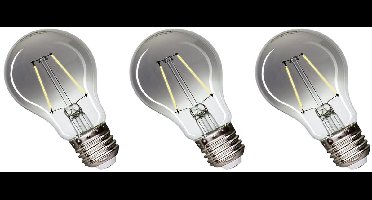 Spectrum LED Lamp E27 2W 230V - 150 Lumen - 4000K Neutraal wit - Natuurlijk licht - Energiezuinig - 3 stuks