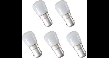 Spectrum LED Miniatuur Lamp Ba15d 1.5W - 230V - 150 Lumen - 6000K Koud wit - Helder daglicht - Energiezuinig - 5 stuks