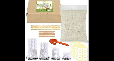 kaarsen maken-Twee 3-gaats Beugels- 5 Stokjes- 1 Waxen Lepel-c