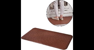 Antivermoeidheidsmat gevlochten bruin 90 x 50 cm
