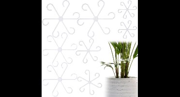 Mmgoqqt - Kunststof steunclips - Duurzame ondersteuningsstructuur voor wijnranken - Multifunctioneel tuinhek - Voor bloemstelen (Transparant) (8 stuks)