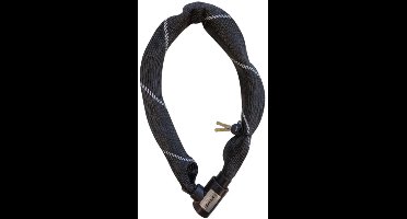 Falkx Viking kettingslot - ART2 gecertificeerd - 8.3 mm dik - 90 cm lang - zwart