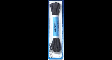 Cordial veter - 90cm - donkergrijs - rond