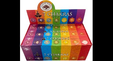 Green Tree 7 Chakra's wierook - doos van 12 st.