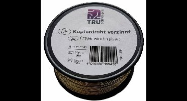 TRU COMPONENTS Koperdraad Buitendiameter (excl. isolatielak): 0.80 mm 22 m