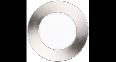 TRIO HIMAL - Inbouwspot - Nikkel mat - incl. 1x SMD 3,5 W - Plafondbevestiging - Helderheid instelbaar - DIP - Schakelaar