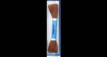 Cordial veter - 90cm - licht cognac - rond