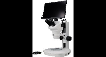 Bresser Microscoop - Science ETD-201 - Trino Zoom - 8x-50x - Incl. MikroCam PRO HDMI 5MP en Full HD MINI HDMI Display