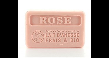 4x Savon de marseille rose ezelinnenmelk zeep - biologische zeep - Herstellend & voedend - franse zeep