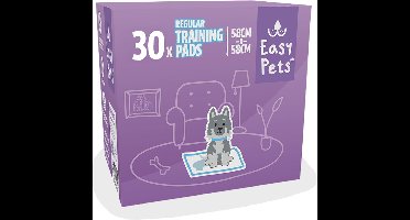 Easypets Puppy Training Pads - Zindelijkheidstraining - Hondentoilet - 58 x 58 cm - 30 stuks