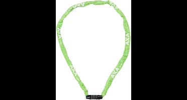 AXA Rigid RCC 120 Kettingslot – Codeslot – 120 cm – 3,5 mm Stalen Schakels – Polyester Beschermhoes – Beveiligingsniveau 3 – Groen
