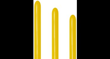 Modelleerballonnen Sempertex 260 Fashion Honey Yellow 021 - 50 stuks