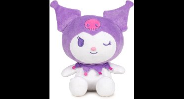 Kuromi (Paars) Hello Kitty Pluche Knuffel 26 cm - Speelgoed Knuffels voor Kinderen Jongens Meisjes - Keroppy Kuromi Melody - Hello Kity Kat Cat Plush Toy