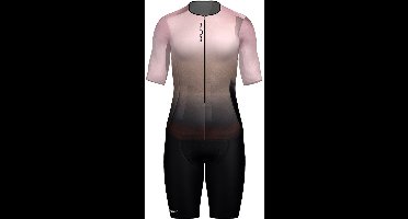 Santini Viper Korte Mouw Triatlonpak Roze M Vrouw
